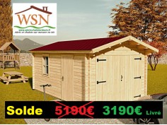 Garage 18m² Dim. (3500X5200-44mm)